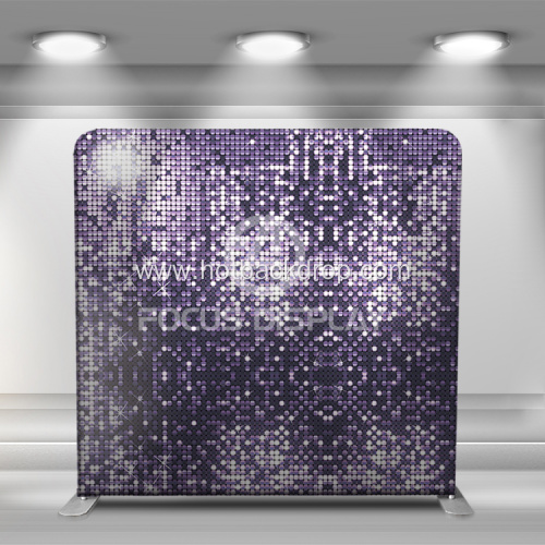 Purple spots wall photography backdrop stand